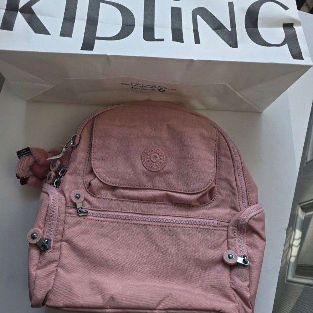Kipling Pink Backpack for Women